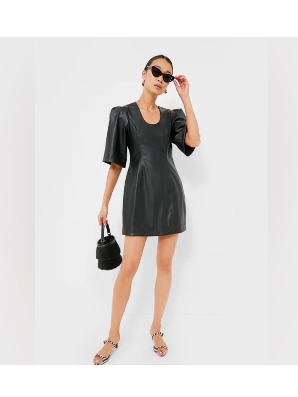 Tuckernuck Faux Leather Arielle Dress